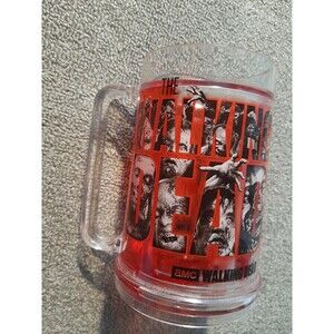 2014 AMC Walking Dead Tumbler Plastic Drinking Glass Cup Rare 6"
